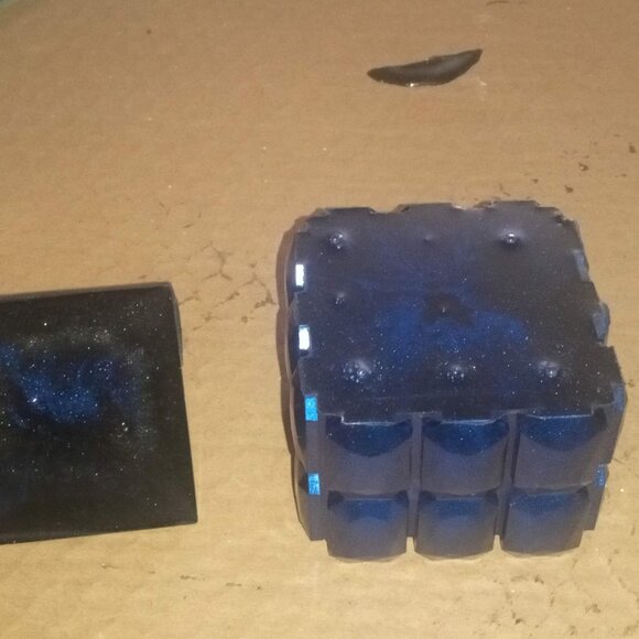 Handmade Blue Trinket Box - Picture 4 of 7